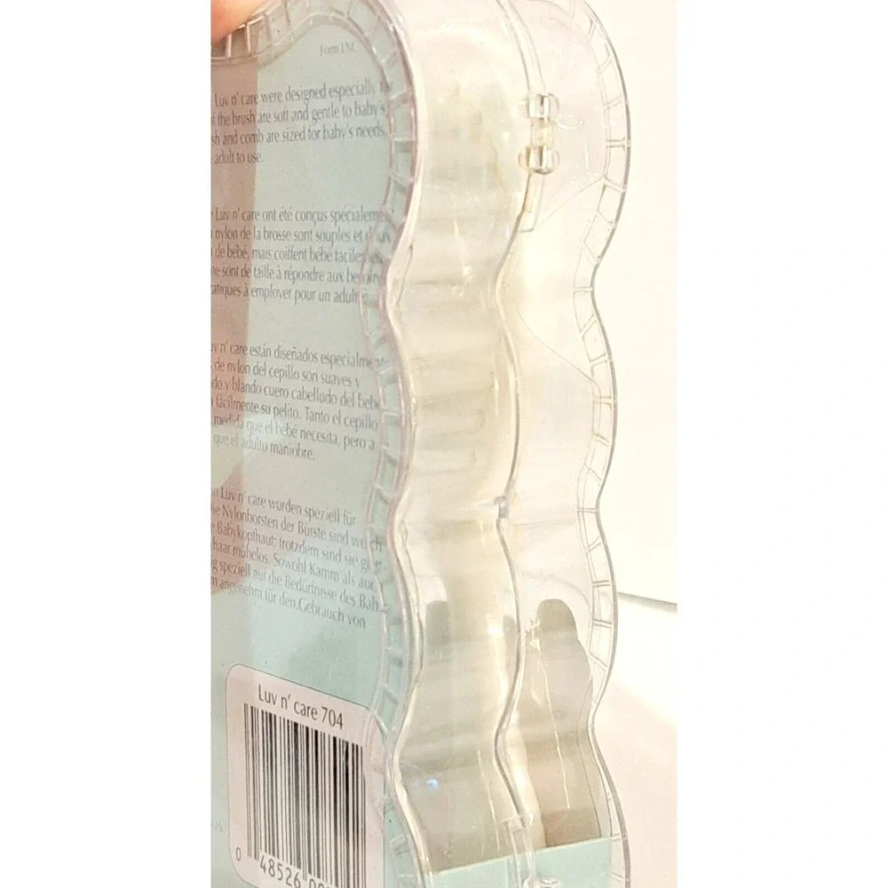 Vintage Baby Hair Brush & Comb Set Teddy Bear‎ Retro Babycore